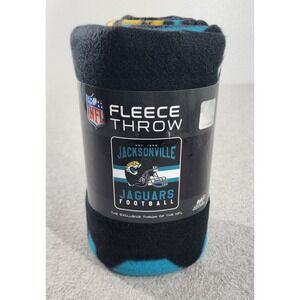 Jacksonville Jaguars‎ NFL Football Fleece Throw Blanket 50x60 Team Colors